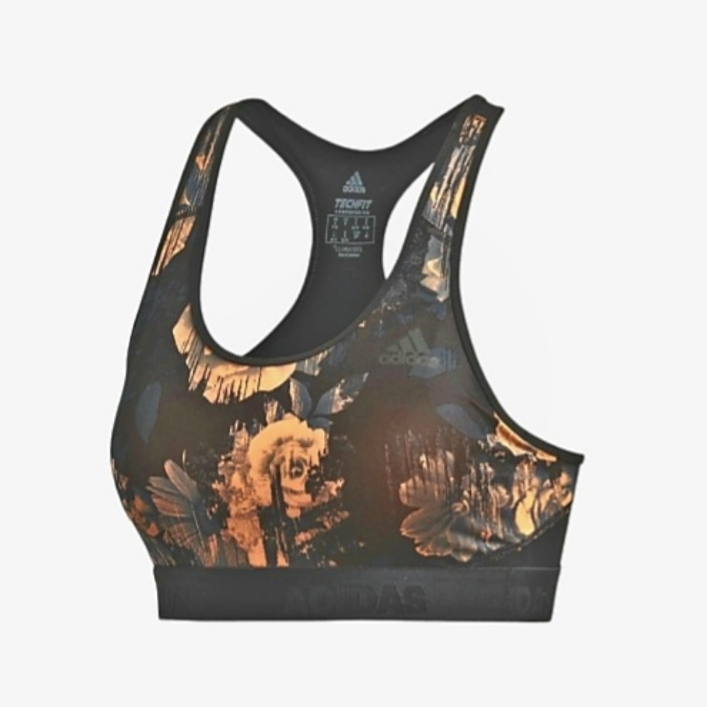 Adidas Don't Rest AlphaSkin Floral Print TechFit Compression Climacool